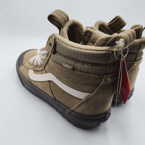 Mens Size 7 Vans Waterproof Boots MTE Sk8-Hi Top Insulated Lace Up Brown 721356 main image 4